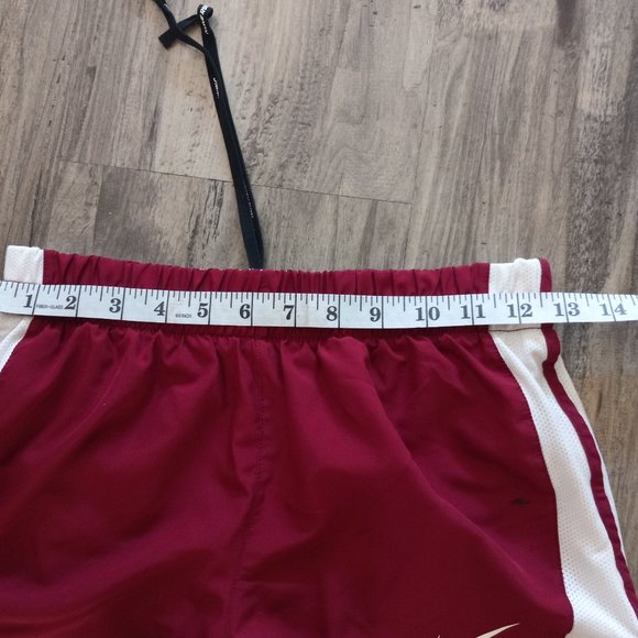 nike burgundy running shorts